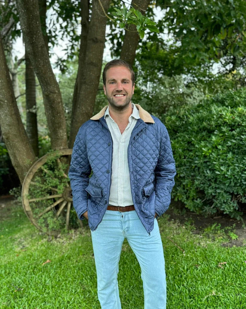Campera Capitoneada Azul
