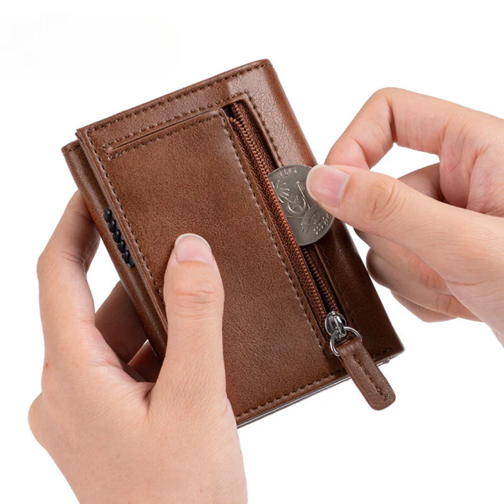 Billetera Indico Premium Brown
