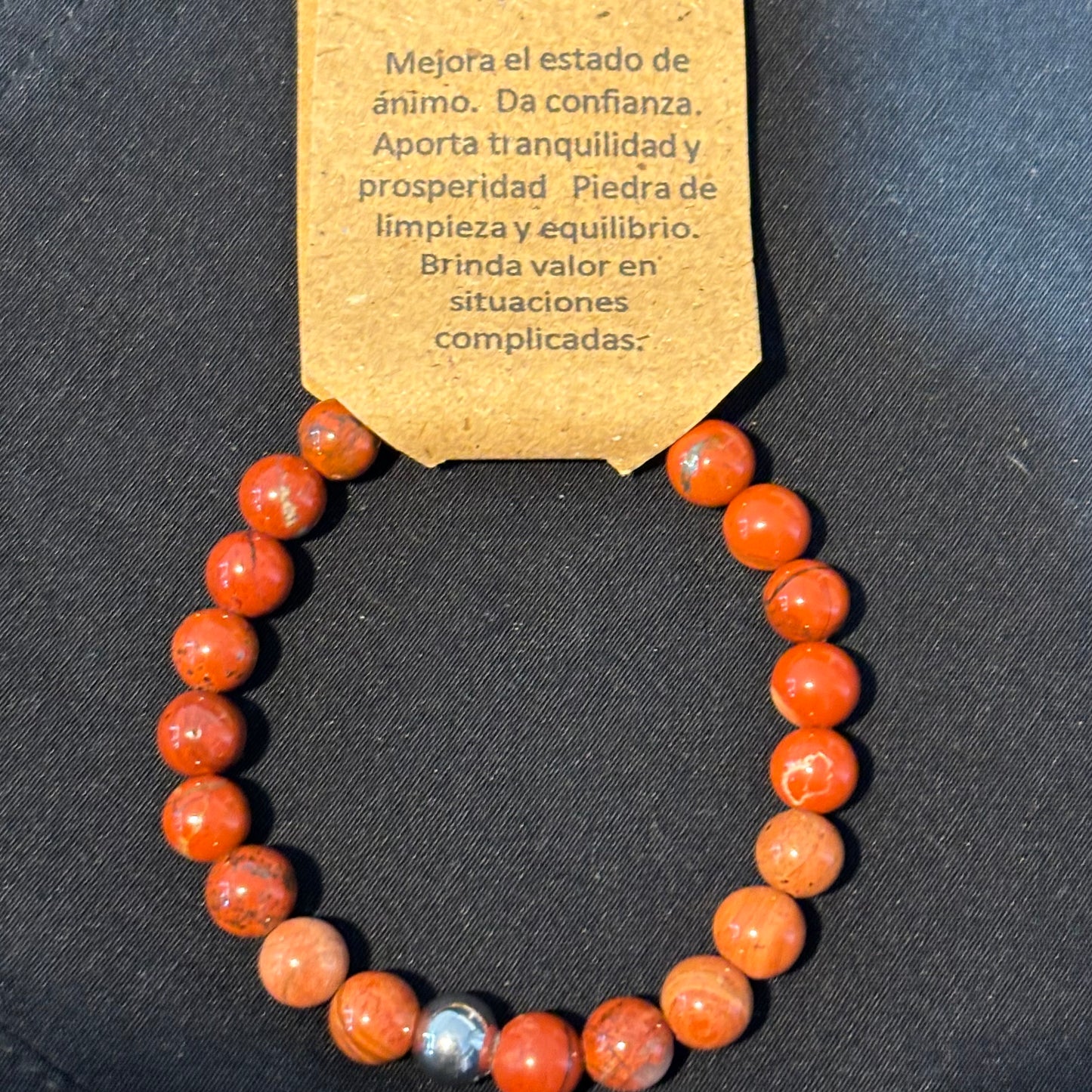Pulsera Jaspe Rojo