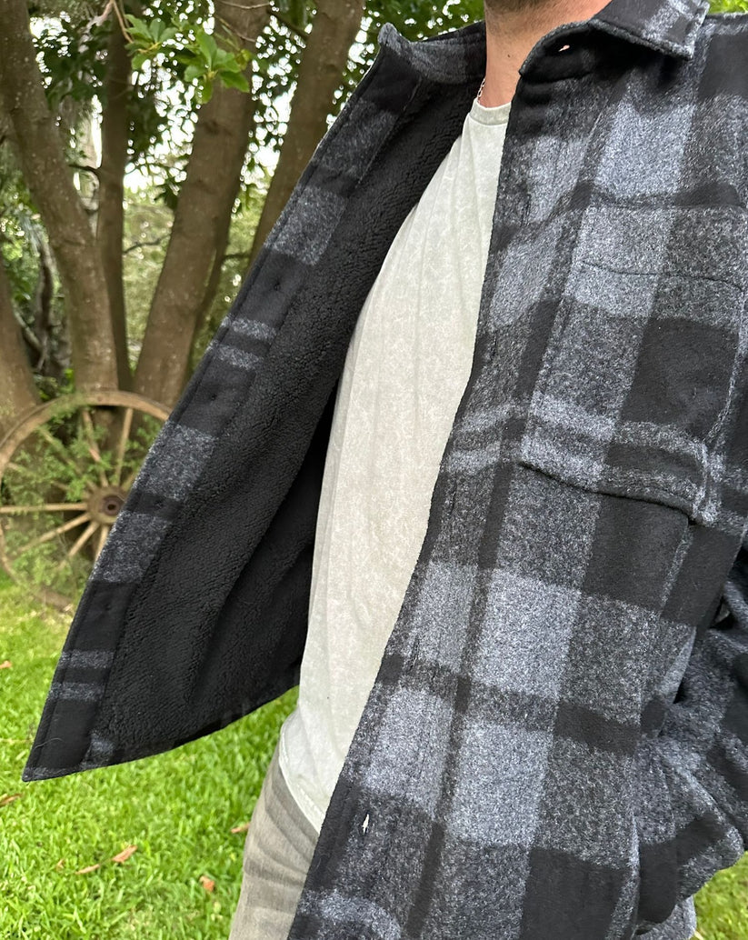 Campera de Paño con Sherpa