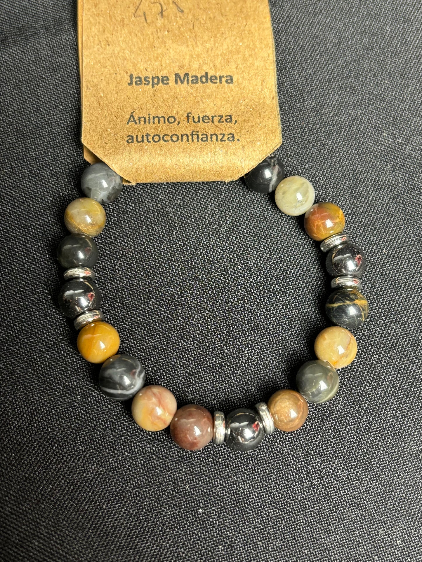 Pulsera Jaspe Madera