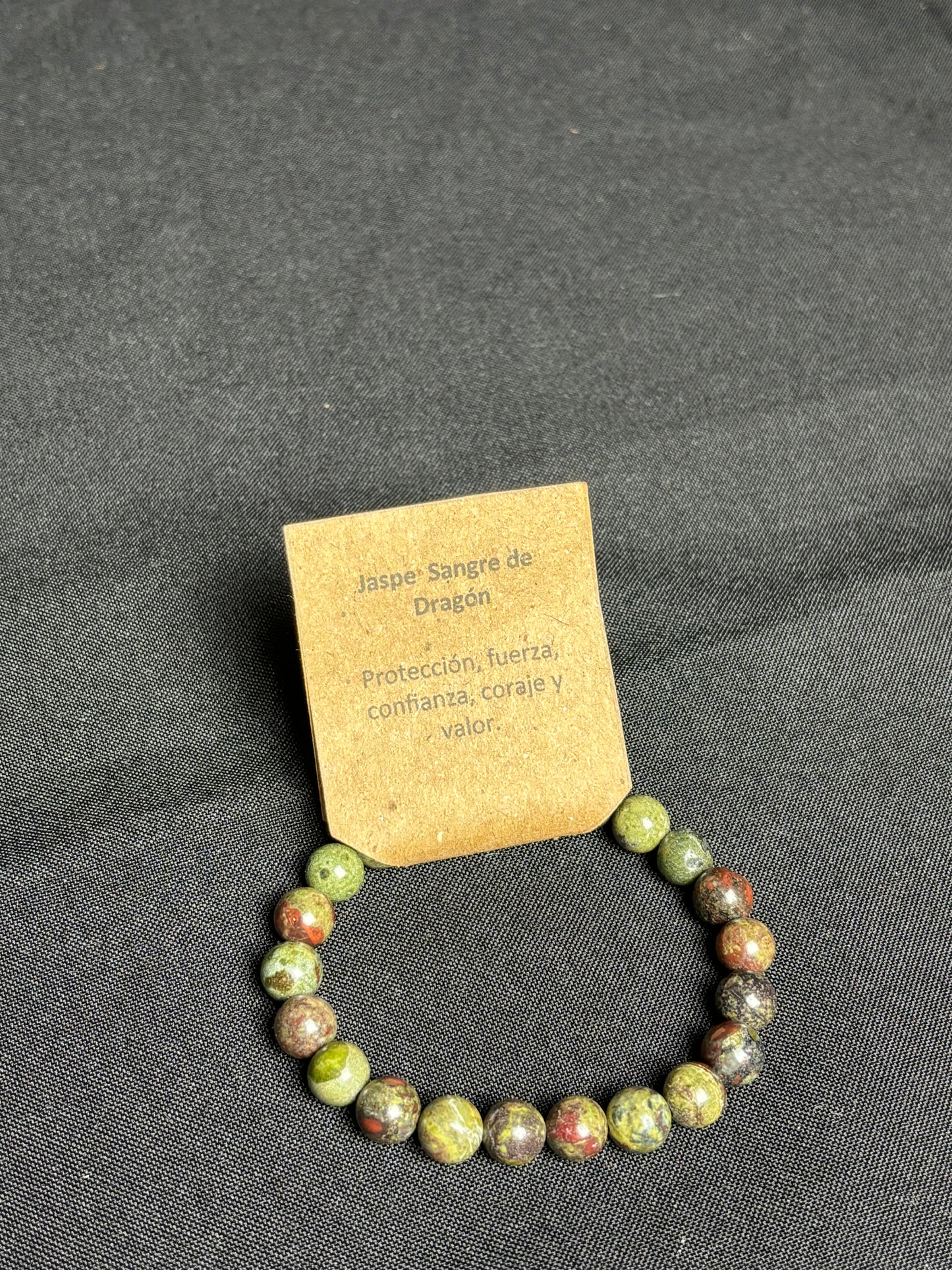 Pulsera Jaspe Sangre de Dragón