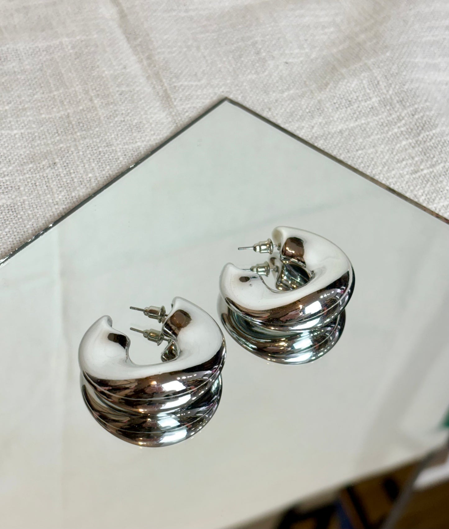 Aros Greta Plateados