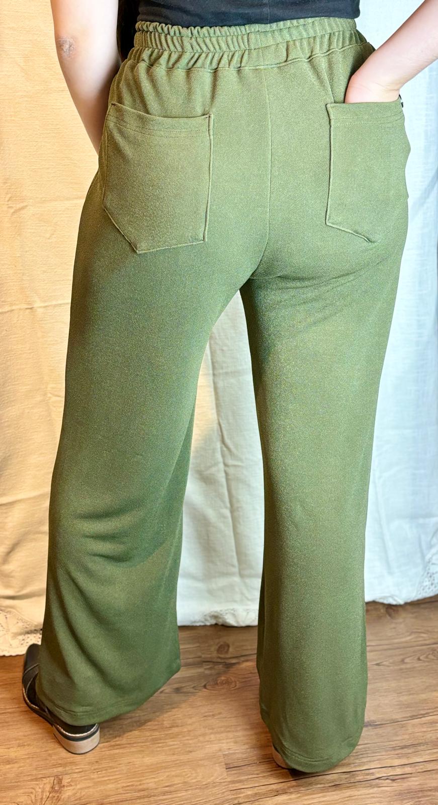 Pantalón Verde Tela Scrub