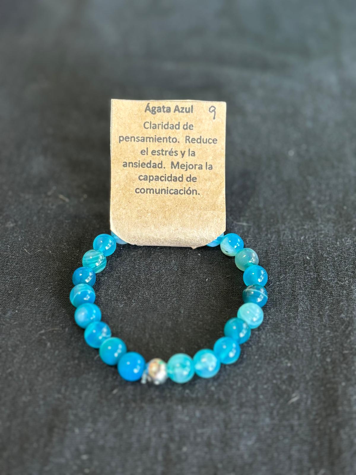 Pulsera Ágata Azul