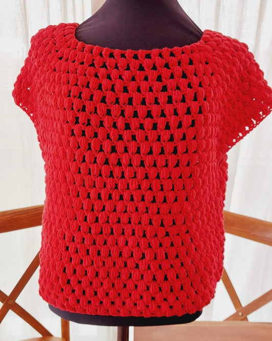 Sweater Burbuja Rojo