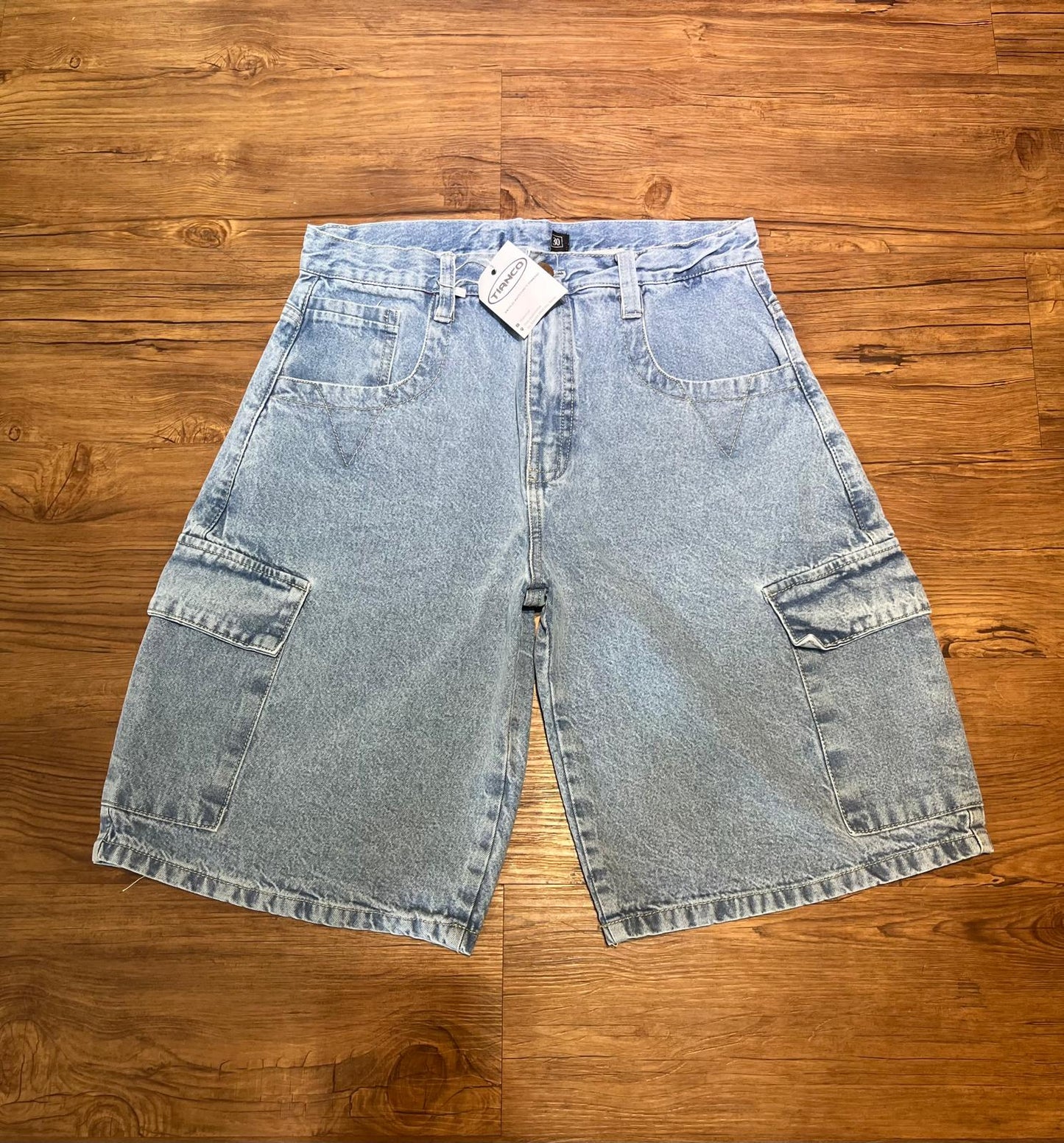 Bermuda Baggy Cargo Celeste
