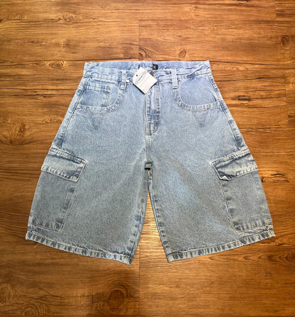 Bermuda Baggy Cargo Celeste